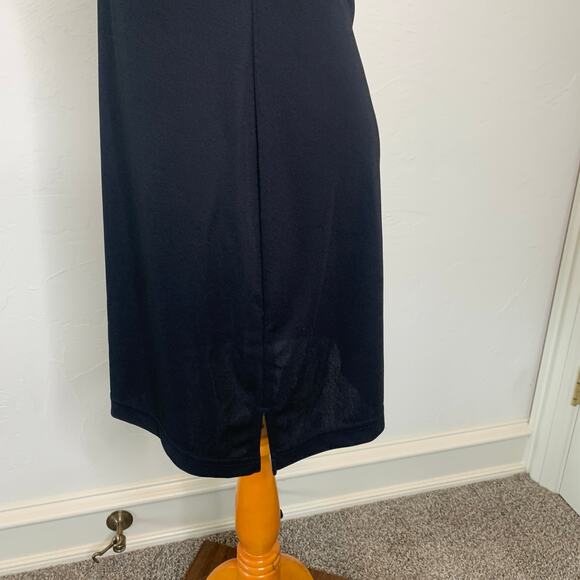 All That Jazz Black Slip Dress Draped Neck Small - Picture 5 of 9